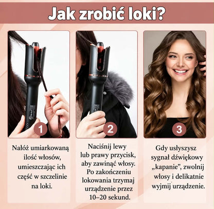 SpinWand™ – Inteligentna Lokówka Automatyczna do Fali i Loków