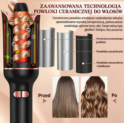 SpinWand™ – Inteligentna Lokówka Automatyczna do Fali i Loków